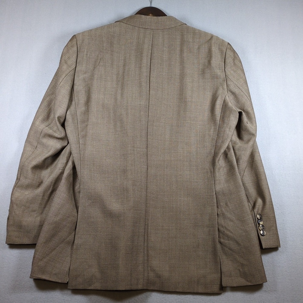 Hugo Boss Scorsese 44R 100% Wool 3 Button Blazer Brown Sport Coat Jacket USA - Picture 8 of 9